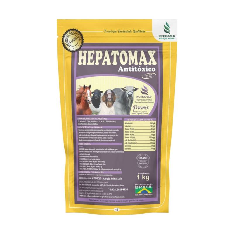 Hepatomax - Antitoxico, vitamina do complexo B.