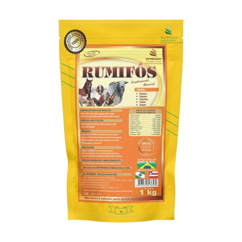 Rumifós - Suplemento Mineral, Ferro, Cobalto, Zinco