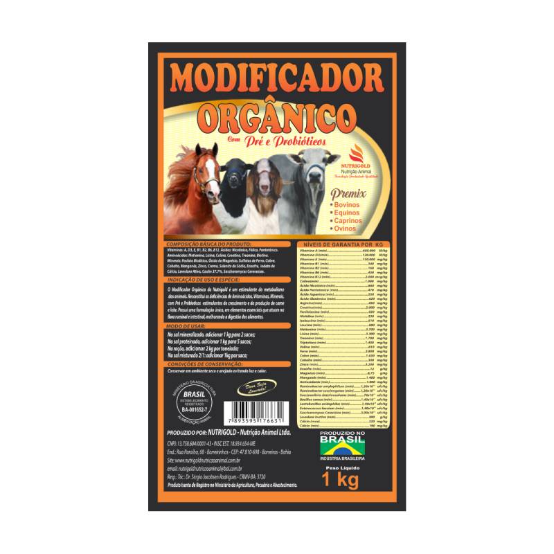 Modificador Orgânico – com Pré e Probióticos. Nutrição completa que estimula o metabolismo e acelera os resultados.