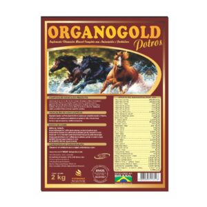 Organogold Potros - Suplemento Vitamínico Mineral, Vitaminas, A, D3, E,B1, B2, B12.