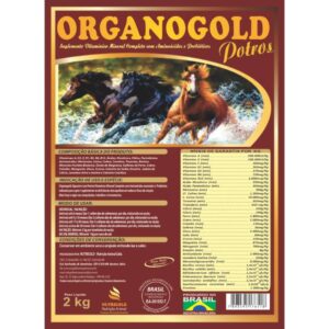 Organogold Potros Pouch - Suplemento Vitamínico Mineral, Vitaminas A, D3, E, B1, B2, B6, B12.